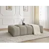 Image de Pouf EVEREST tissu chiné taupe BOBOCHIC