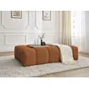 Image de Pouf EVEREST tissu chiné orange BOBOCHIC