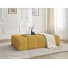 Image de Pouf EVEREST tissu chiné jaune BOBOCHIC