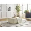 Image de Pouf LEOPOLD velours côtelé beige BOBOCHIC