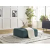Image de Pouf LEOPOLD tissu texturé bleu foncé BOBOCHIC