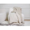 Image de Plaid 140 x 180 cm OSLO beige BOBOCHIC