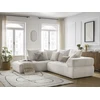 Image de Canapé d'angle L fixe WHESLEY beige angle gauche BOBOCHIC 4 places
