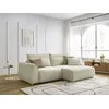 Image de Canapé d'angle fixe compact ADEN beige angle droit BOBOCHIC 3 places
