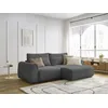 Image de Canapé d'angle fixe compact ADEN gris foncé angle droit BOBOCHIC 3 places