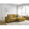 Image de Canapé d'angle fixe compact ADEN jaune angle droit BOBOCHIC 3 places