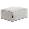 Image de Pouf avec bâche de protection pour canapé de jardin modulable BIARRITZ beige BOBOCHIC