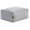 Image de Pouf avec bâche de protection pour canapé de jardin modulable BIARRITZ gris BOBOCHIC