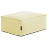 Image de Pouf avec bâche de protection pour canapé de jardin modulable BIARRITZ jaune BOBOCHIC