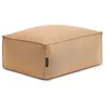 Image de Pouf avec bâche de protection pour canapé de jardin modulable BIARRITZ orange BOBOCHIC