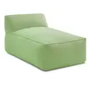 Image de Méridienne sans accoudoir pour canapé de jardin modulable RIVIERA tissu chiné vert BOBOCHIC