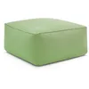Image de Pouf pour canapé de jardin modulable RIVIERA tissu chiné vert BOBOCHIC