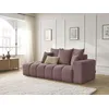 Image de Canapé droit fixe MONT-BLANC tissu chiné rose accoudoir droit BOBOCHIC 4 places