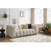 Image de Canapé droit fixe 3 places CLOUD beige BOBOCHIC