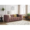 Image de Canapé droit fixe 3 places CLOUD rose BOBOCHIC