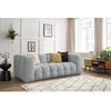 Image de Canapé droit fixe 3 places CLOUD gris clair BOBOCHIC