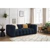 Image de Canapé droit fixe 3 places CLOUD bleu foncé BOBOCHIC