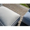 Image de Canapé de jardin modulable BIARRITZ avec bâche de protection, 2 chauffeuses 1 place et 1 méridienne bleu BOBOCHIC
