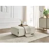 Image de Pouf CHELSEA gros côtelé doux beige BOBOCHIC
