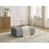 Image de Pouf SIDONIE tissu chiné gris foncé BOBOCHIC