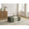 Image de Pouf SIDONIE velours côtelé vert BOBOCHIC