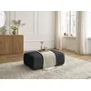 Image de Pouf SIDONIE velours côtelé noir BOBOCHIC
