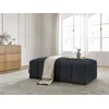 Image de Pouf pour canapé modulable ANNECY tissu bouclette bleu foncé BOBOCHIC