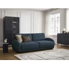 Image de Canapé droit convertible coffre MONICA bleu foncé BOBOCHIC 3 places