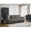 Image de Canapé droit convertible coffre MONICA gris foncé BOBOCHIC 3 places