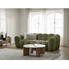Image de Canapé droit fixe 3 places HIPPOLYTE vert BOBOCHIC