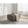 Image de Pouf TALIA tissu bouclette marron BOBOCHIC
