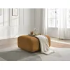 Image de Pouf TALIA tissu bouclette jaune BOBOCHIC