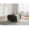 Image de Pouf TALIA tissu bouclette bleu foncé BOBOCHIC
