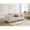 Image de Canapé droit fixe 2 places CHELSEA gros côtelé doux beige BOBOCHIC