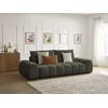 Image de Canapé droit fixe 3 places EVEREST tissu chiné vert BOBOCHIC