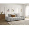 Image de Canapé droit fixe 3 places EVEREST tissu chiné gris clair BOBOCHIC
