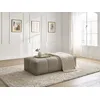 Image de Pouf petit EVEREST tissu chiné taupe BOBOCHIC