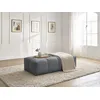 Image de Pouf petit EVEREST tissu chiné gris foncé BOBOCHIC