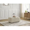 Image de Pouf ROXELANE tissu bouclette beige BOBOCHIC