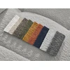 Image de Pouf ROXELANE tissu bouclette gris clair BOBOCHIC