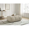 Image de Pouf FUJI tissu bouclette beige BOBOCHIC