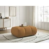 Image de Pouf FUJI tissu bouclette jaune BOBOCHIC