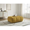 Image de Pouf FUJI tissu lisse jaune BOBOCHIC