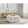 Image de Pouf CLOUD tissu bouclette blanc BOBOCHIC