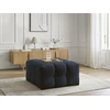 Image de Pouf CLOUD tissu bouclette bleu foncé BOBOCHIC