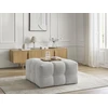 Image de Pouf CLOUD tissu bouclette gris clair BOBOCHIC