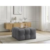 Image de Pouf CLOUD tissu bouclette gris foncé BOBOCHIC