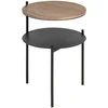Image de NOO. MA - Table de chevet TU - Marron - Placage de noyer - Designer noo. ma team