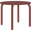 Image de NOO. MA - Table ronde Meko - Rouge - Placage frêne - Designer noo. ma team