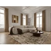Image de Canapé angle L convertible coffre DENISE tissu texturé blanc angle droit BOBOCHIC 4 places
